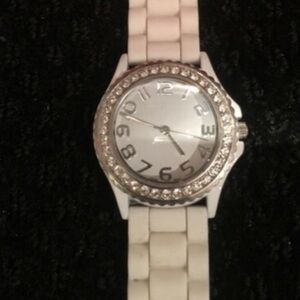 White Silicone Jelly Watch